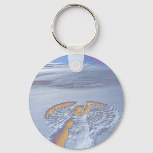 snow angel keychain