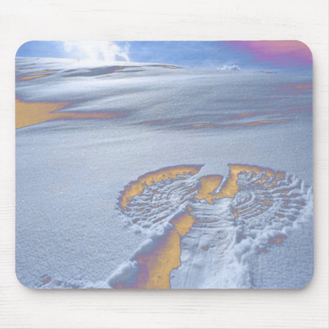 Snow Angel Mousepad (Front)