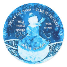 Snow Angel Sticker