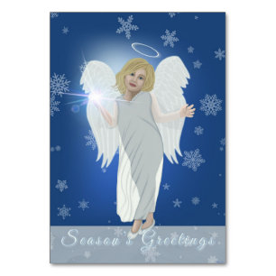 Snow Angel Table Number