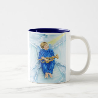 Snow Angel Two-Tone Coffee Mug