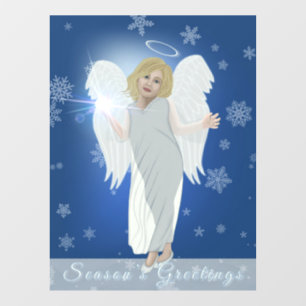 Snow Angel  Window Cling