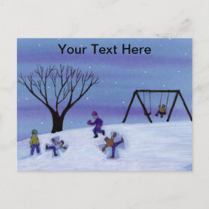 Snow Angels Postcard