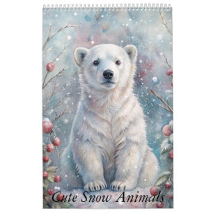 Snow Animals Calendar
