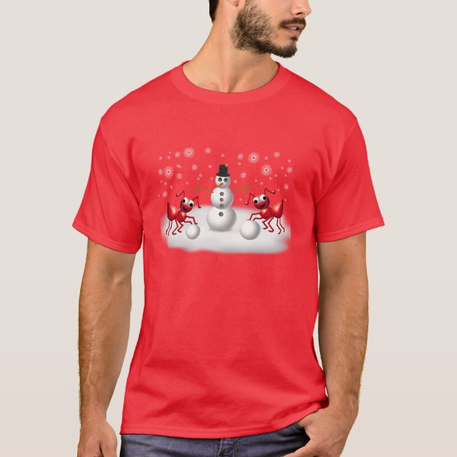 snow ants T-Shirt (Front)