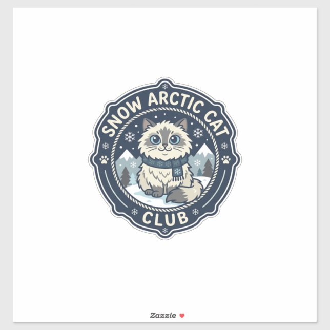 Snow Arctic Cat POD Vector Art - Snow Arctic Cat C (Sheet)