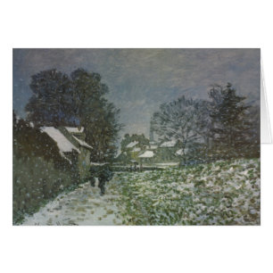 Snow at Argenteuil by Claude Monet