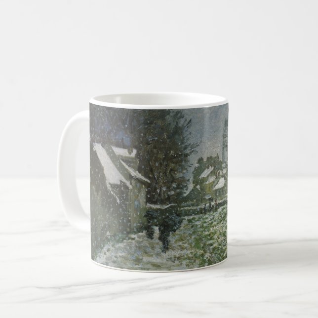 Snow at Argenteuil by Claude Monet Coffee Mug (Front Left)