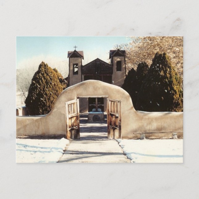 Snow at Chimayo Postcard (Front)
