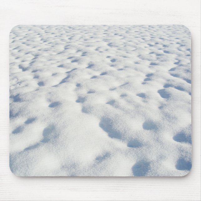 Snow Background - Mousepad (Front)