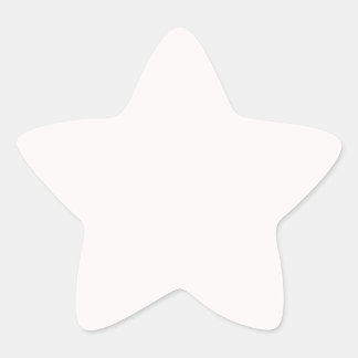 Snow Background Star Sticker