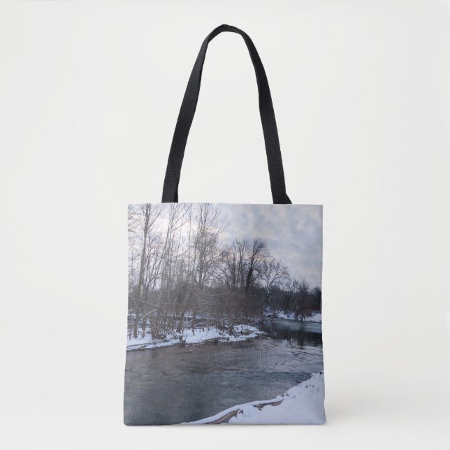 Snow Beauty James River Tote Bag (Front)