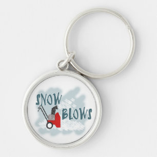 Snow Blows Keychain