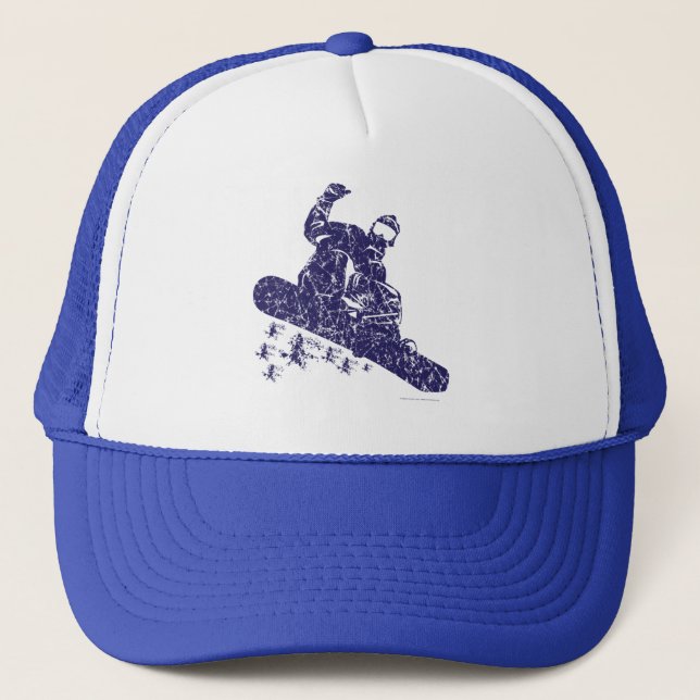 Snow-Boarder Trucker Hat (Front)