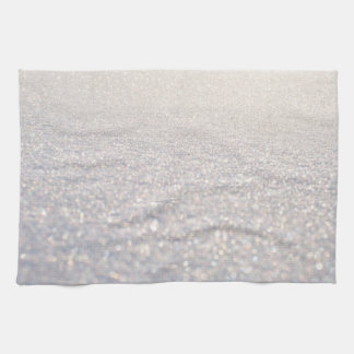 Snow Bokeh Kitchen Towel