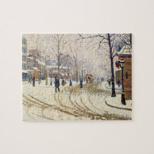 Snow, Boulevard de Clichy, Paris by Paul Signac Jigsaw Puzzle
