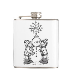 snow boys hip flask