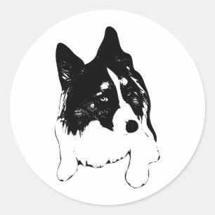 Snow-Bright Dog Sticker