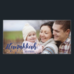 Snow Bubbles Happy Hanukkah Photo Card<br><div class="desc">Cute and stylish Snow Bubbles Happy Hanukkah Photo Card is perfect for your card sending this holiday season.  Has matching accessories.</div>