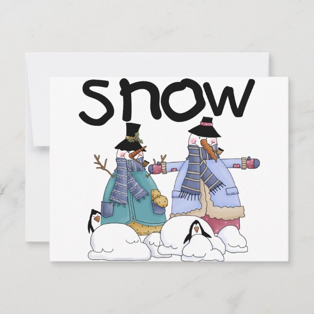 Snow Buddies Tshirts and Gifts (Front)