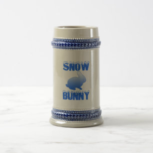 Snow Bunny Beer Stein
