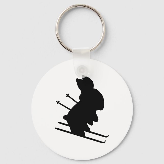 snow bunny keychain (Front)