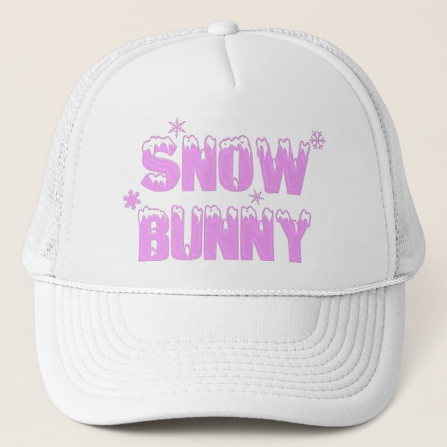 Snow Bunny Pink Hat (Front)