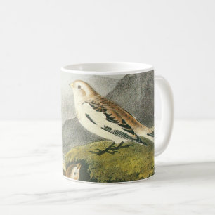Snow Bunting by Audubon Coffee Mug