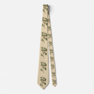 Snow Bunting John James Audubon's Birds of America Tie