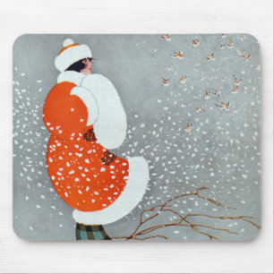 Snow Buntings - Will Hammell  Mouse Pad