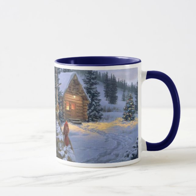 snow_cabin_Christmas_mug Mug (Right)