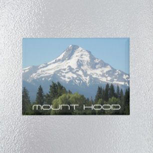 Snow Capped Mount Hood Landscape Magnet