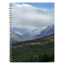 Snow Capped Mountain Valley Nature Scene