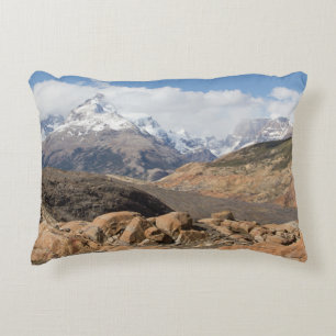Snow-Capped Mountains Accent Pillow