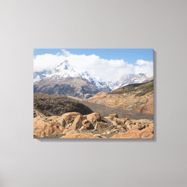 Snow-Capped Mountains Canvas Print (Front)
