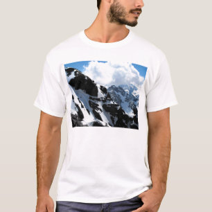 Snow capped mountains in the Swiss Alps T-Shirt