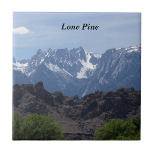 Snow capped mountains of Lone Pine Tile