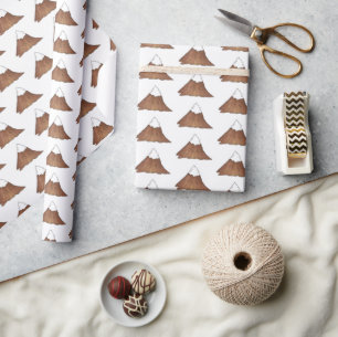 Snow-Capped Peak Mountain Range Climbing Outdoor Wrapping Paper