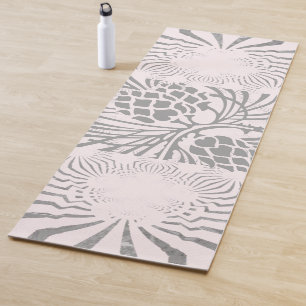 Snow Christmas Lovely Amazing Floral Skateboard Yoga Mat