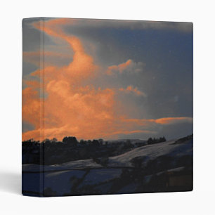 Snow Cloud over Newtown Binder