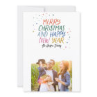 Snow Colourful Merry Christmas Photo