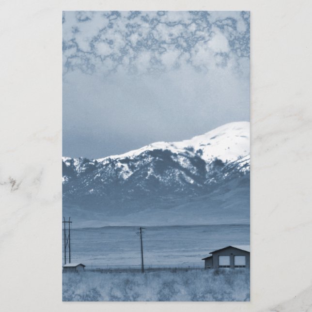 Snow coming in stationery (Front)