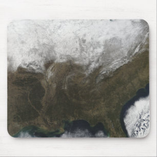 Snow cover over the United States Mouse Pad