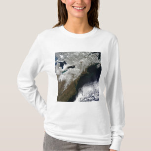 Snow cover stretching from Canada T-Shirt
