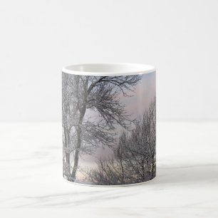 Snow Covered Branches Coffee Mug