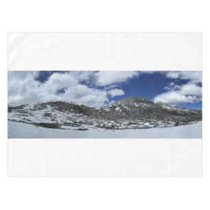 Snow Covered Donahue Pass - John Muir TraIl Tablecloth