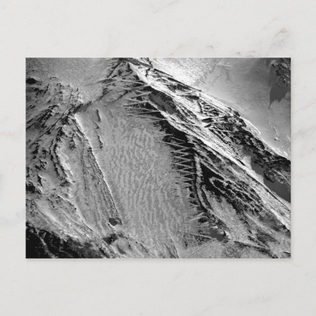 Snow Covered Mount Fuji  Summit Trail Postcard (Front)