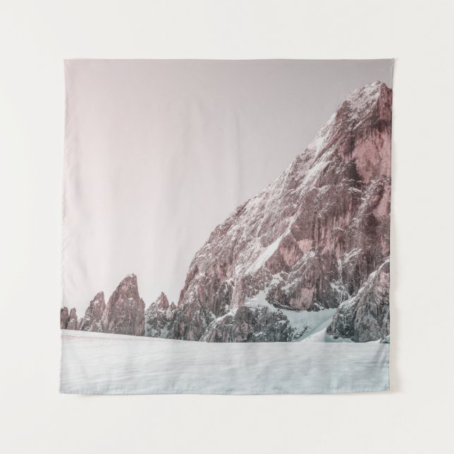 SNOW COVERED MOUNTAIN TAPESTRY (Front)