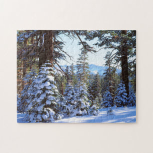 Snow-covered Red Fir trees in the High Sierra 2 Jigsaw Puzzle