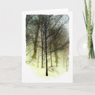Snow Covered Trees Card